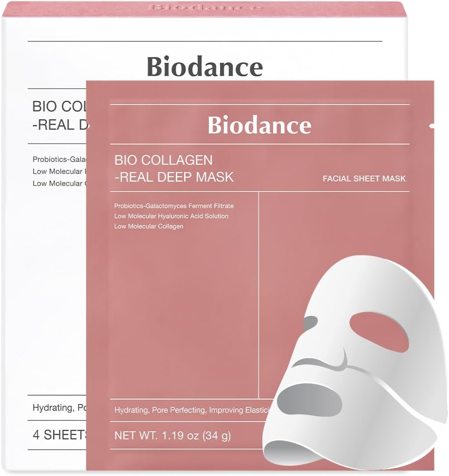 Biodance Masques visage Bio-Collagen Pack de 4