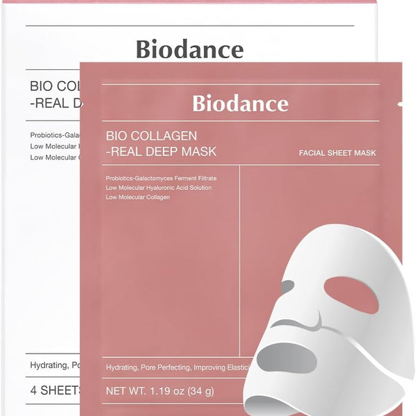 Biodance Masques visage Bio-Collagen Pack de 4